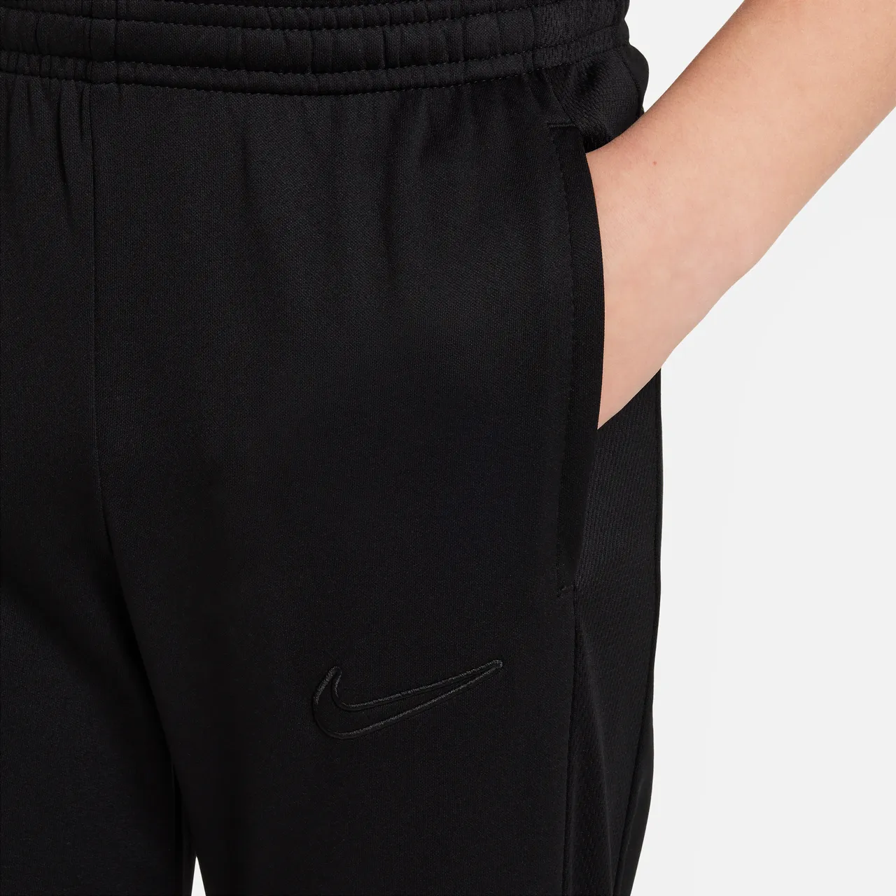 Nike Dri-FIT Academy23 Kids' Football Trousers - Black - Polyester