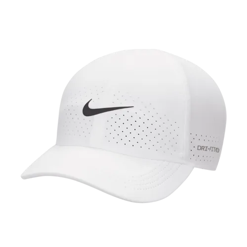 Nike Dri-FIT ADV Club Unstructured Tennis Cap - White - Polyester