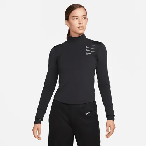 Nike Dri-FIT ADV Running Division Women's Long-Sleeve Running Top - Black - Polyester