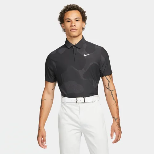 Nike Dri-FIT ADV Tour Men's Camo Golf Polo - Black - Polyester