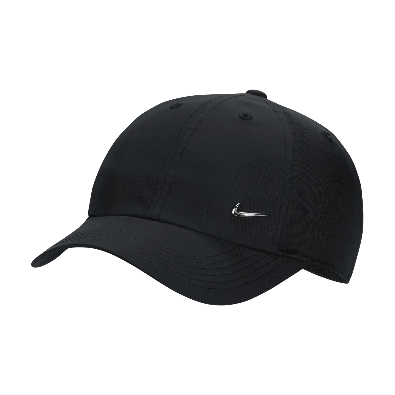Nike Dri-FIT Club Kids' Unstructured Metal Swoosh Cap - Black - Polyester