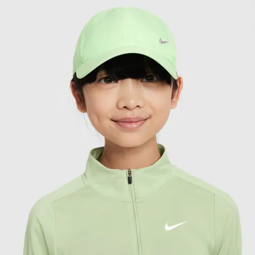 Nike Dri-FIT Club Kids' Unstructured Metal Swoosh Cap - Green - Polyester