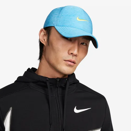 Nike Dri-FIT Club Structured Heathered Cap - Blue - Polyester