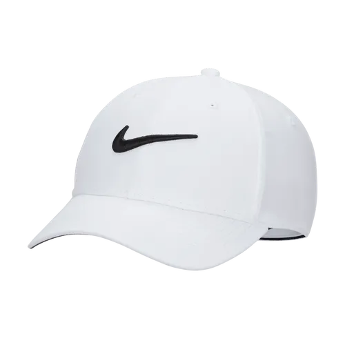 Nike Dri-FIT Club Structured Swoosh Cap - White - Polyester