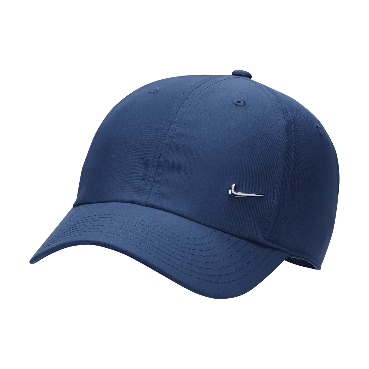 Nike Dri-FIT Club Unstructured Metal Swoosh Cap - Blue - Polyester