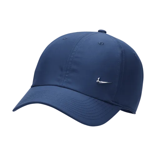 Nike Dri-FIT Club Unstructured Metal Swoosh Cap - Blue - Polyester