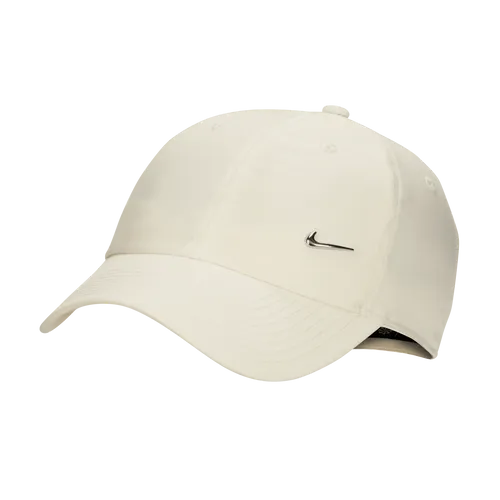 Nike Dri-FIT Club Unstructured Metal Swoosh Cap - White - Polyester