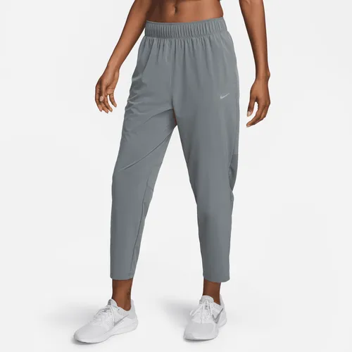 Nike Dri-FIT Fast Women's Mid-Rise 7/8 Running Trousers - Grey - Polyester