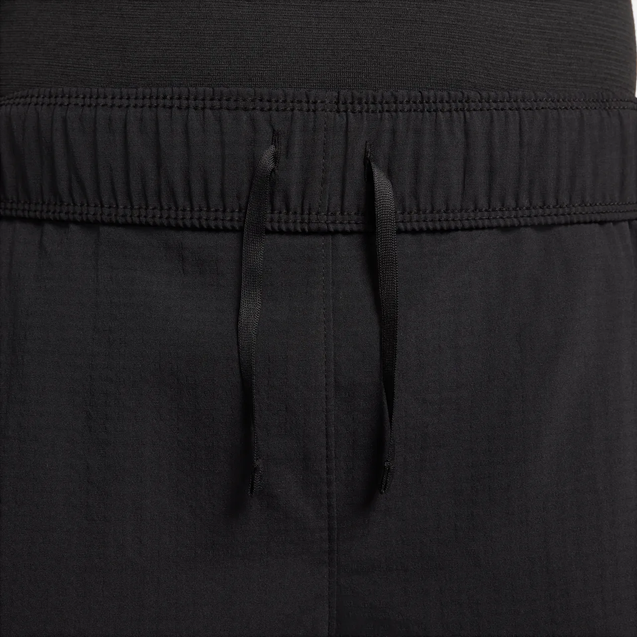 Nike Dri-FIT Fast Women's Mid-Rise 7/8 Warm-Up Running Trousers - Black - Polyester