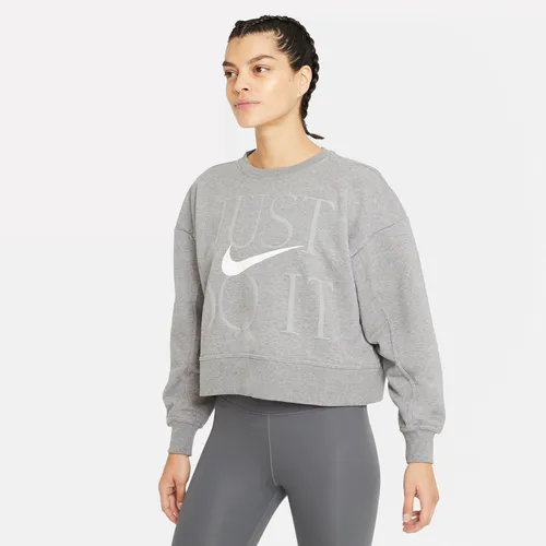 Nike Dri-FIT Get Fit Women's Training Crew - Grey