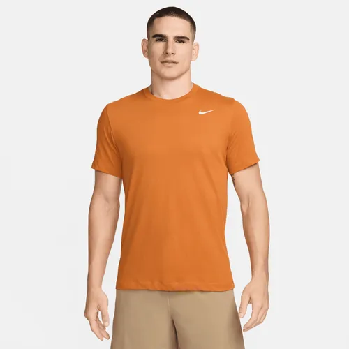 Nike Dri-FIT Men's Fitness T-Shirt - Orange - Polyester