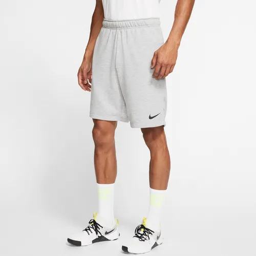 Nike Dri-FIT Men's Fleece Training Shorts - Grey - Polyester