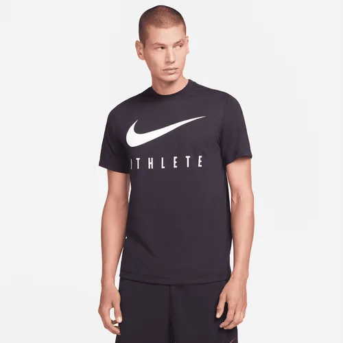 Nike Dri-FIT Men's Training T-Shirt - Black - Polyester