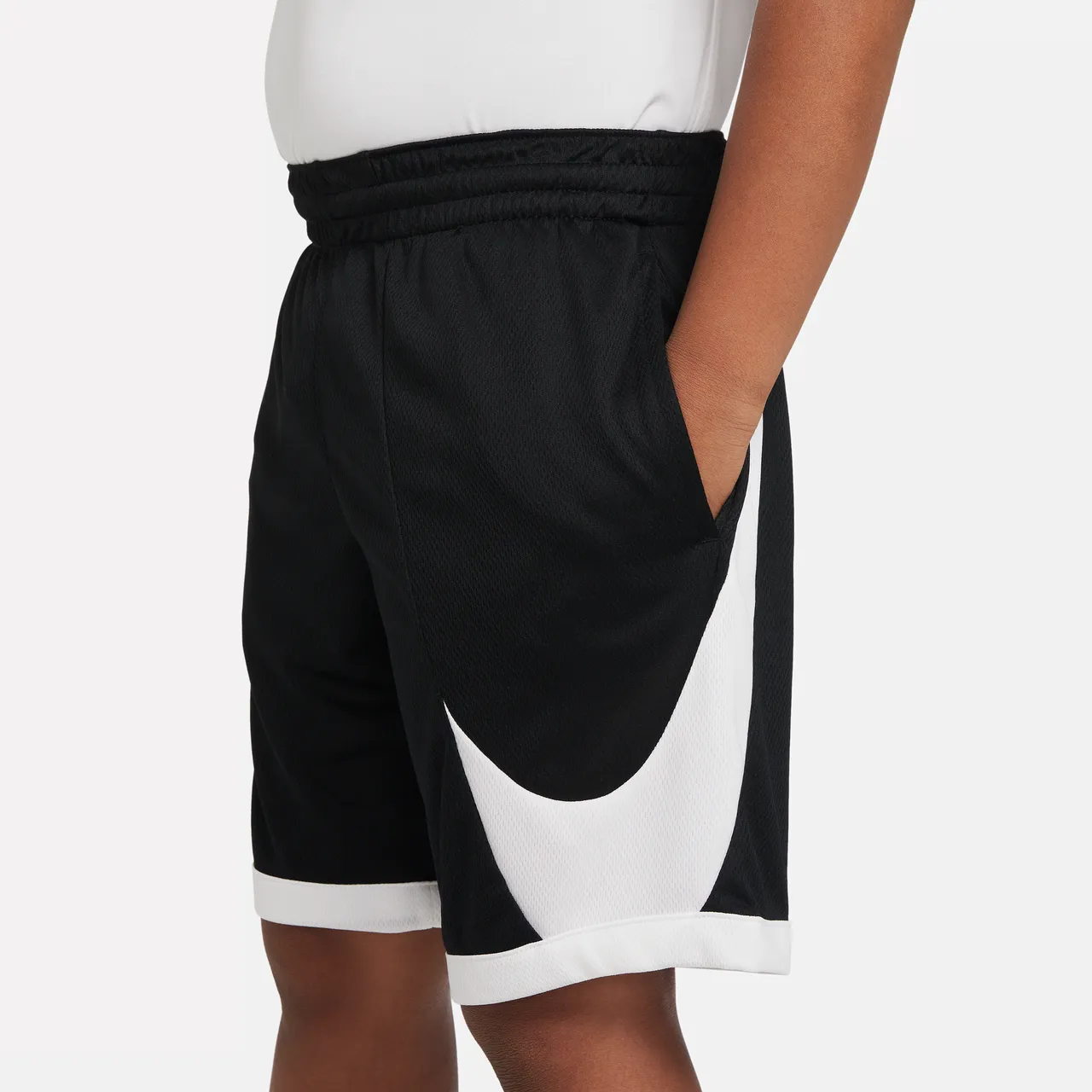Nike Dri-FIT Older Kids' (Boys') Basketball Shorts - Black - Polyester