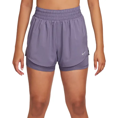 Nike Dri-FIT One High-Waisted 3 Inch 2-in-1 Women's Shorts - SU24
