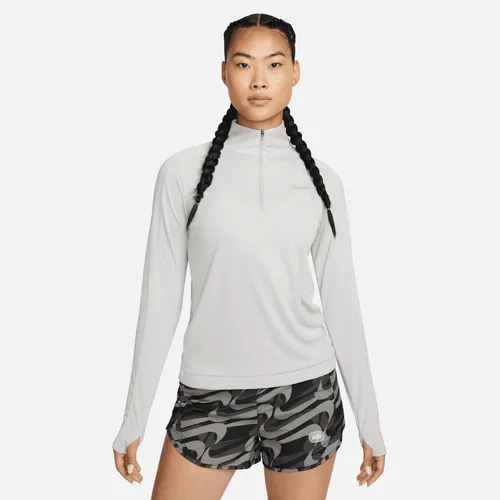 Nike Dri-FIT Pacer Women's 1/4-Zip Sweatshirt - Grey - Polyester