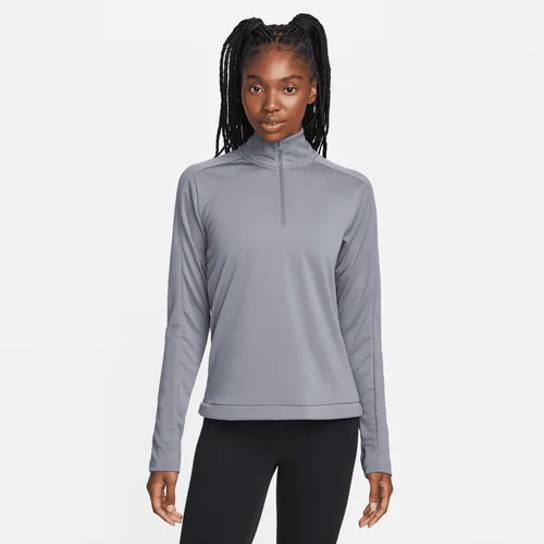 Nike Dri-FIT Pacer Women's 1/4-Zip Sweatshirt - Grey - Polyester