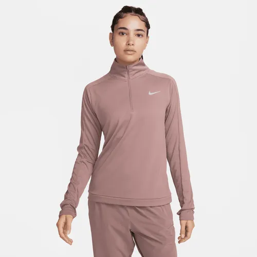 Nike Dri-FIT Pacer Women's 1/4-Zip Sweatshirt - Purple - Polyester