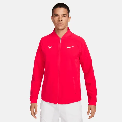 Nike Dri-FIT Rafa Men's Tennis Jacket - Red - Polyester