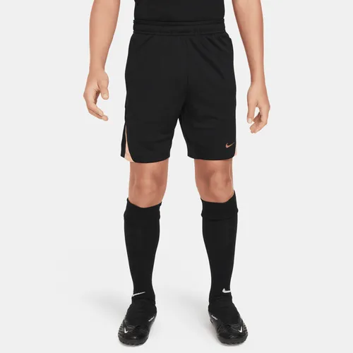Nike Dri-FIT Strike Older Kids' Football Shorts - Black - Polyester