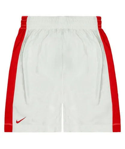 Nike Dri-Fit Supreme Basketball Shorts White Womens Stretch Bottoms 119803 101