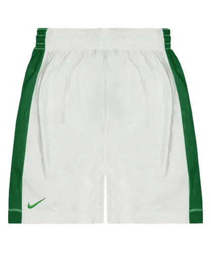 Nike Dri-Fit Supreme Basketball Shorts White Womens Stretch Bottoms 119803 105