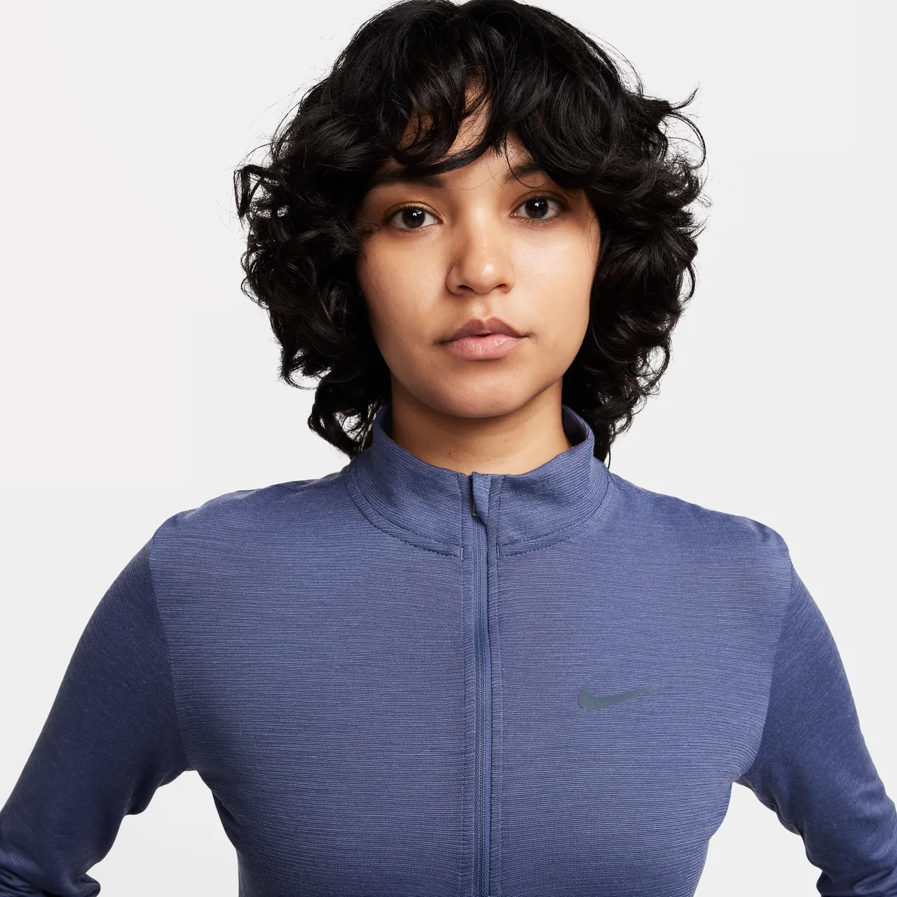 Nike Dri-FIT Swift Women's Long-Sleeve Wool Running Top - Blue - Nylon