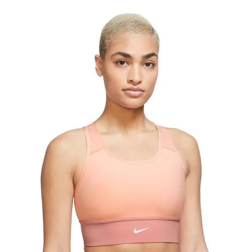 Nike Dri-FIT Swoosh Longline Women's Sports Bra - HO22