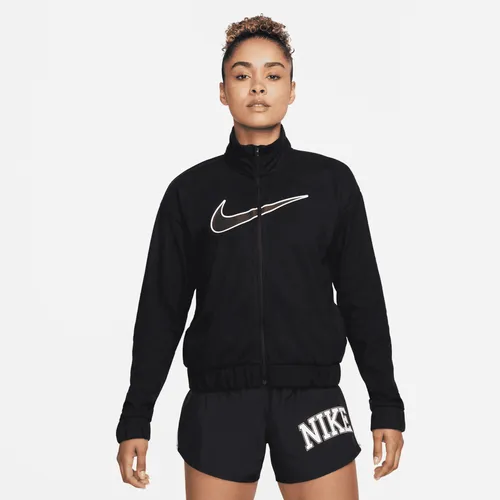 Nike Dri-FIT Swoosh Run Women's Running Jacket - Black - Polyester