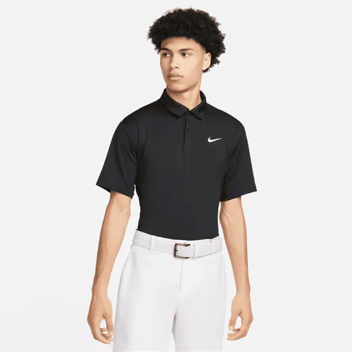 Nike Dri-FIT Tour Men's Solid Golf Polo - Black - Polyester