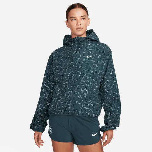 Nike Dri-FIT Women's Running Jacket - Green - Polyester