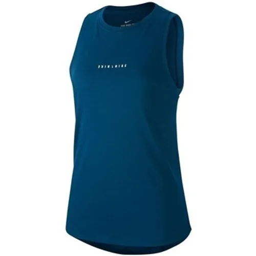Nike  Drifit  women's T shirt in Marine