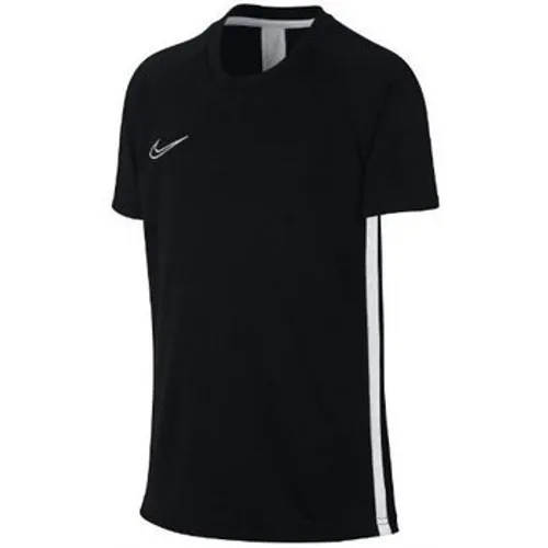 Nike  Dry Academy  boys's Children's T shirt in Black
