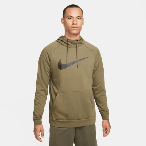 Nike Dry Graphic Men's Dri-FIT Hooded Fitness Pullover Hoodie - Green - Polyester
