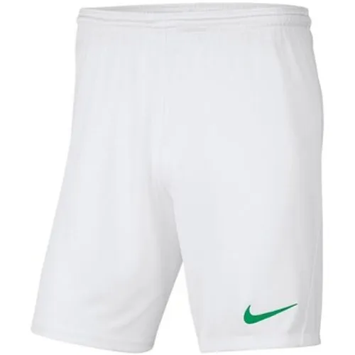 Nike  Dry Park Iii JR  boys's Children's Cropped trousers in White