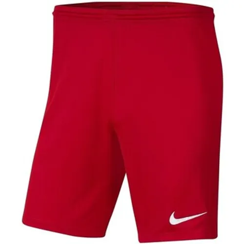 Nike  Dry Park Iii Nb K  boys's Children's Cropped trousers in Red