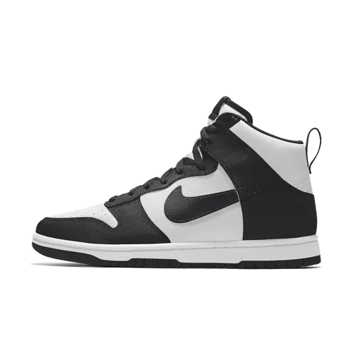 Nike Dunk High By You Custom Women's Shoes - Black - Leather