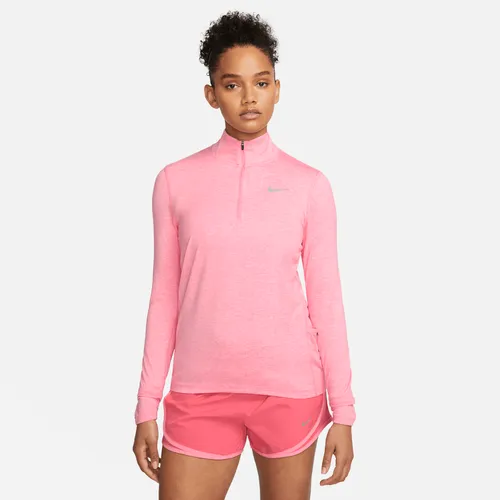 Nike Element Women's 1/2-Zip Running Top - Pink - Polyester