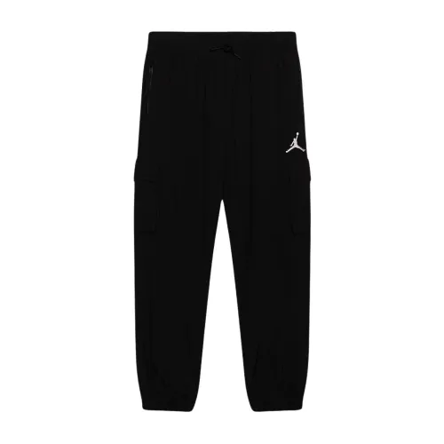 Nike , Embroidered Cargo Pants ,Black male, Sizes: