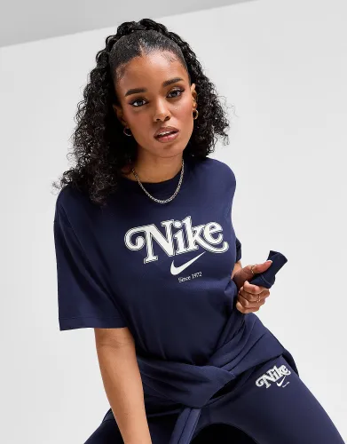 Nike Energy Boyfriend T-Shirt - Navy - Womens