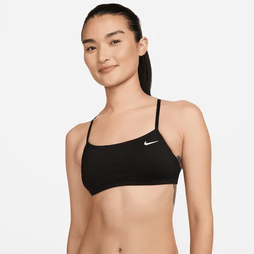Nike Essential Racerback Bikini Top - Black - Polyester