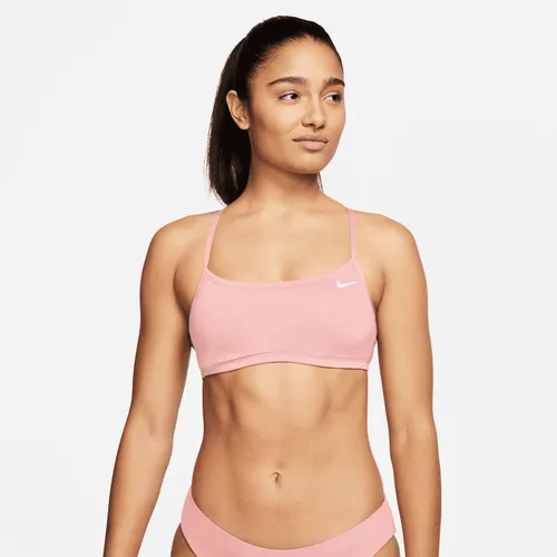 Nike Essential Racerback Bikini Top - Pink - Polyester