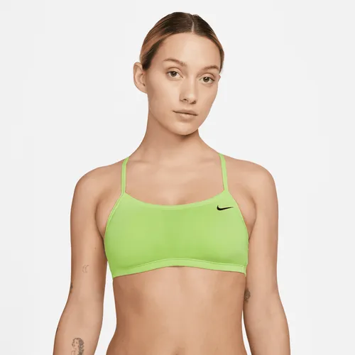 Nike Essential Racerback Bikini Top - Yellow - Polyester