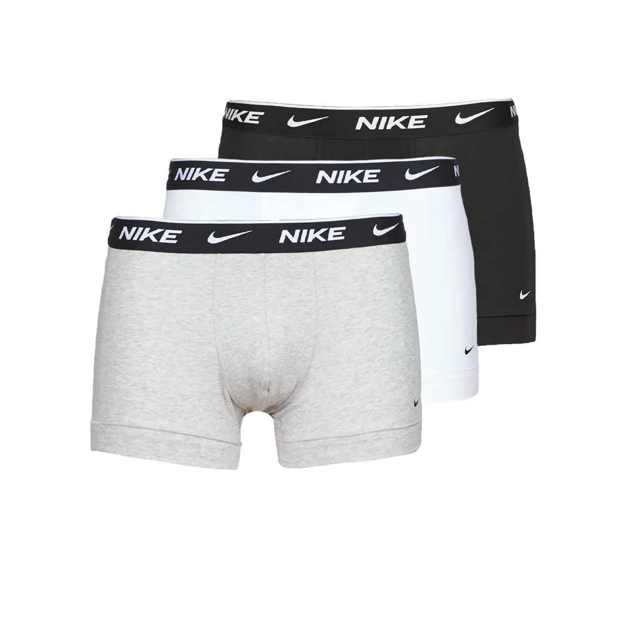 Nike  EVERYDAY COTTON STRETCH X3  men's Boxer shorts in Black