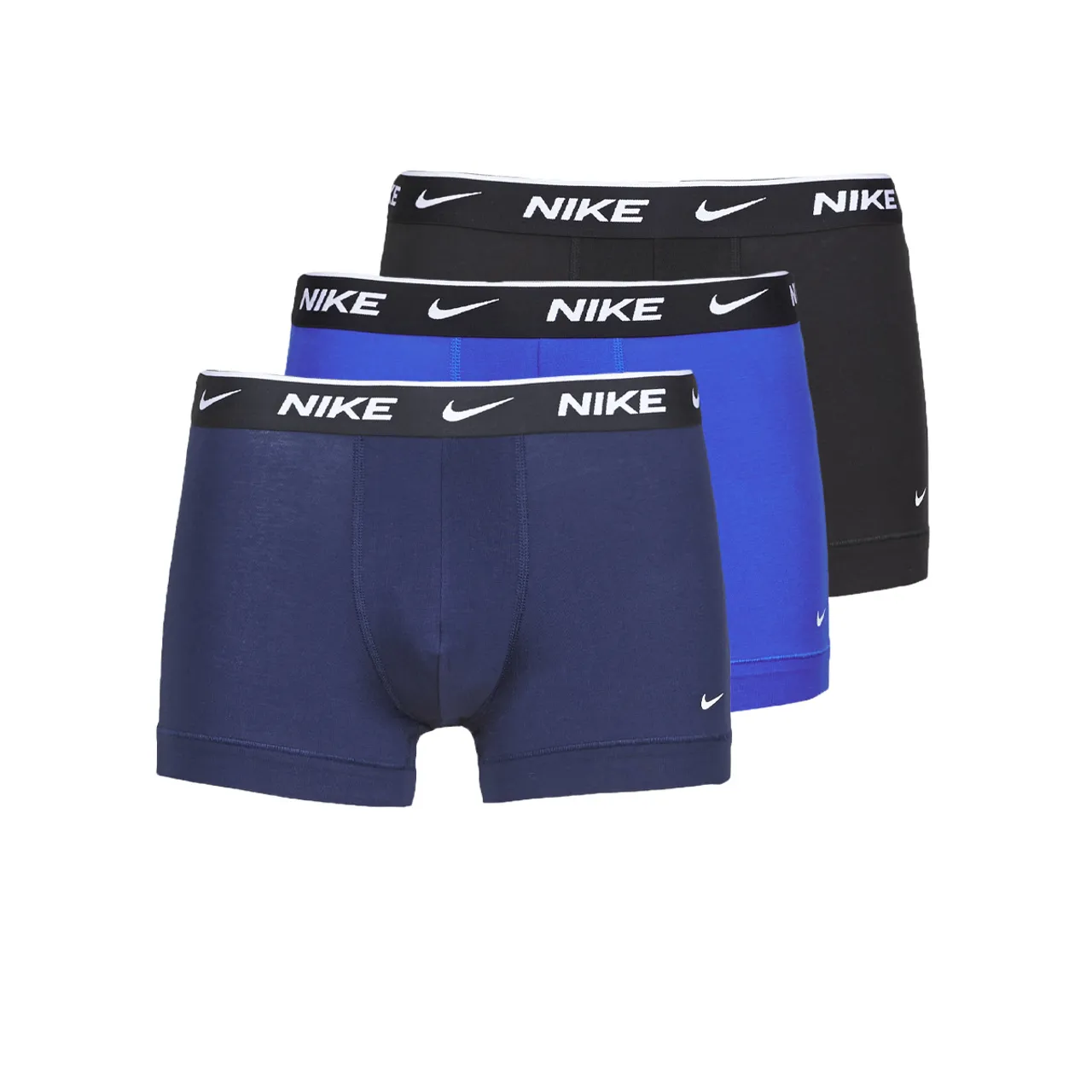 Nike  EVERYDAY COTTON STRETCH X3  men's Boxer shorts in Black