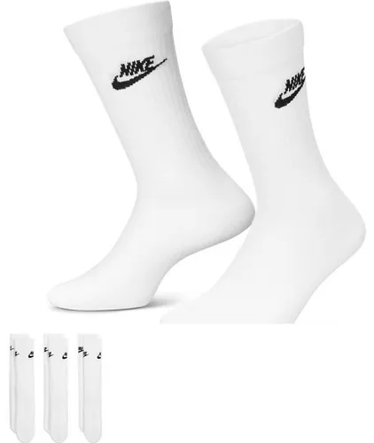 Nike Everyday Essential 3 pack socks in white