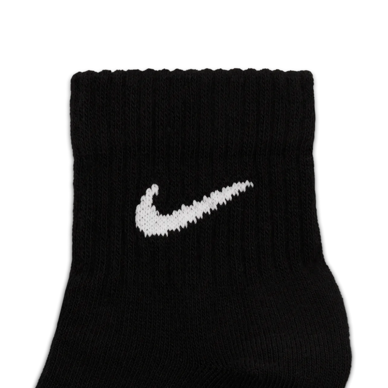 Nike Everyday Lightweight Training Ankle Socks (3 Pairs) - Black - Polyester