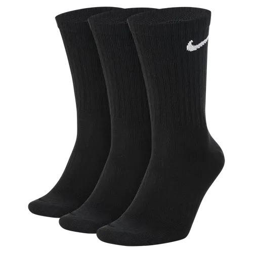 Nike Everyday Lightweight Training Crew Socks (3 Pairs) - Black - Polyester
