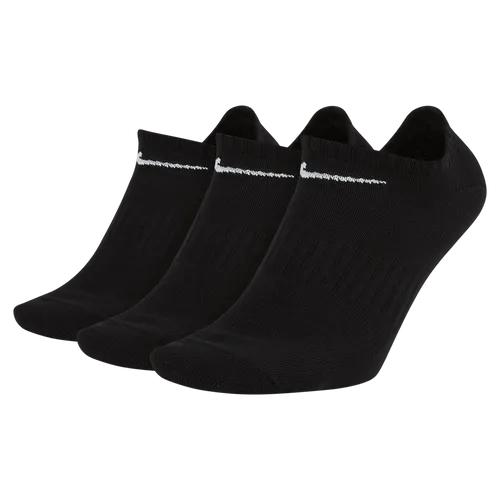 Nike Everyday Lightweight Training No-Show Socks (3 Pairs) - Black - Polyester