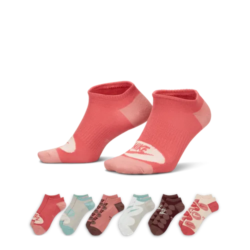 Nike Everyday Lightweight Training No-Show Socks (6 Pairs) - Multi-Colour